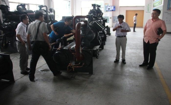 6月份上旬部分客戶蒞臨歐博參觀考察照片