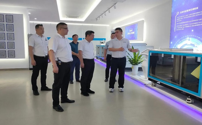 熱烈歡迎贛縣區(qū)委書(shū)記，贛州高新技術(shù)產(chǎn)業(yè)開(kāi)發(fā)區(qū)工作委員會(huì)書(shū)記廖永平蒞臨歐博參觀考察指導(dǎo)工作